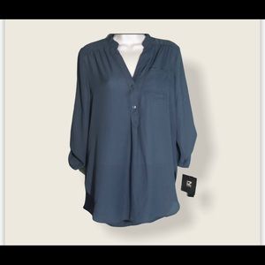 Blouse blue Size Medium